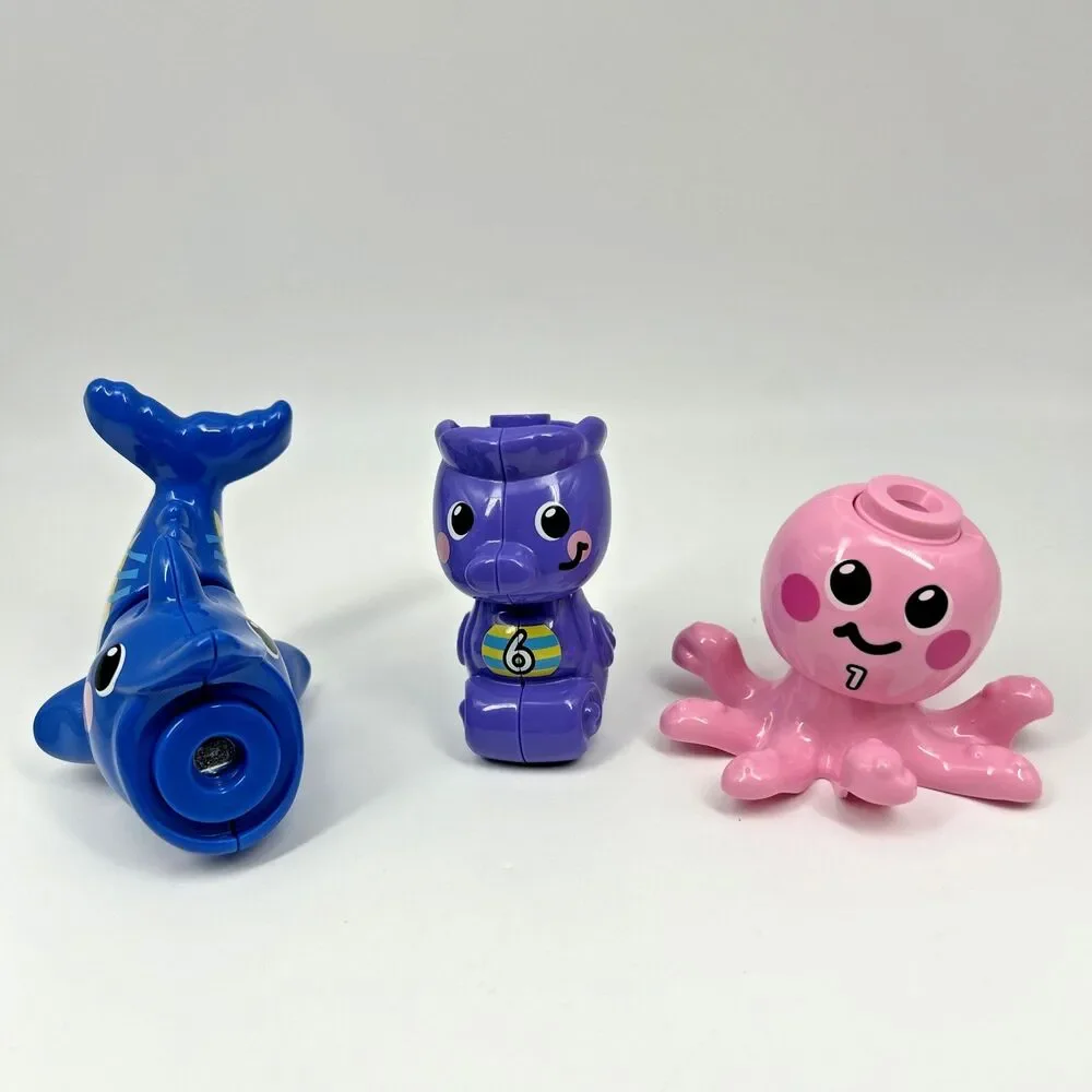 VTech Jiggle and Giggle Fishing Set Replacement Sea Creatures Lot - #1 #3 #6